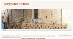 Desktop Screenshot of giardinaggioirregolare.com
